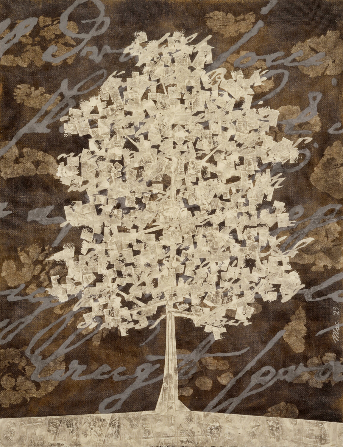 Lost words tree Gian Luigi Delpin