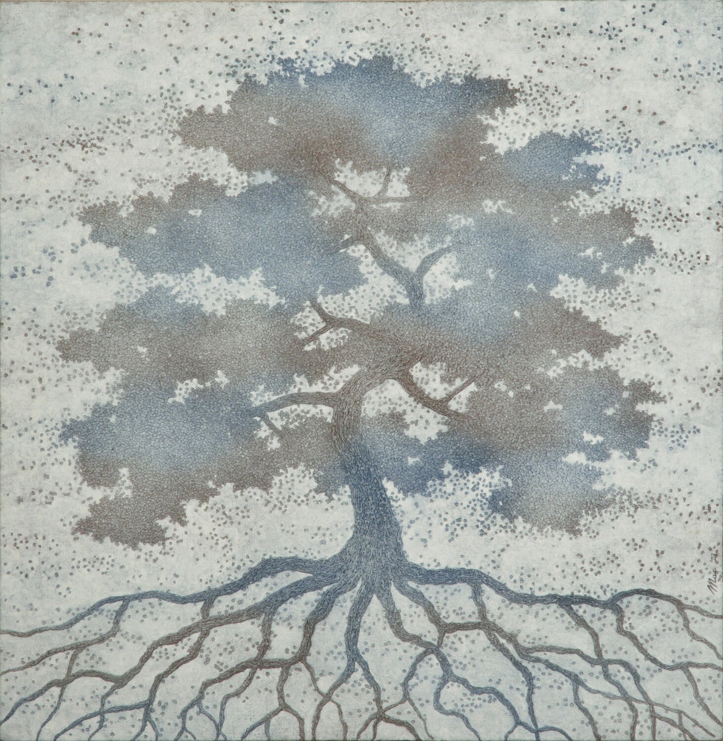 Earth, water and wind tree Gian Luigi Delpin