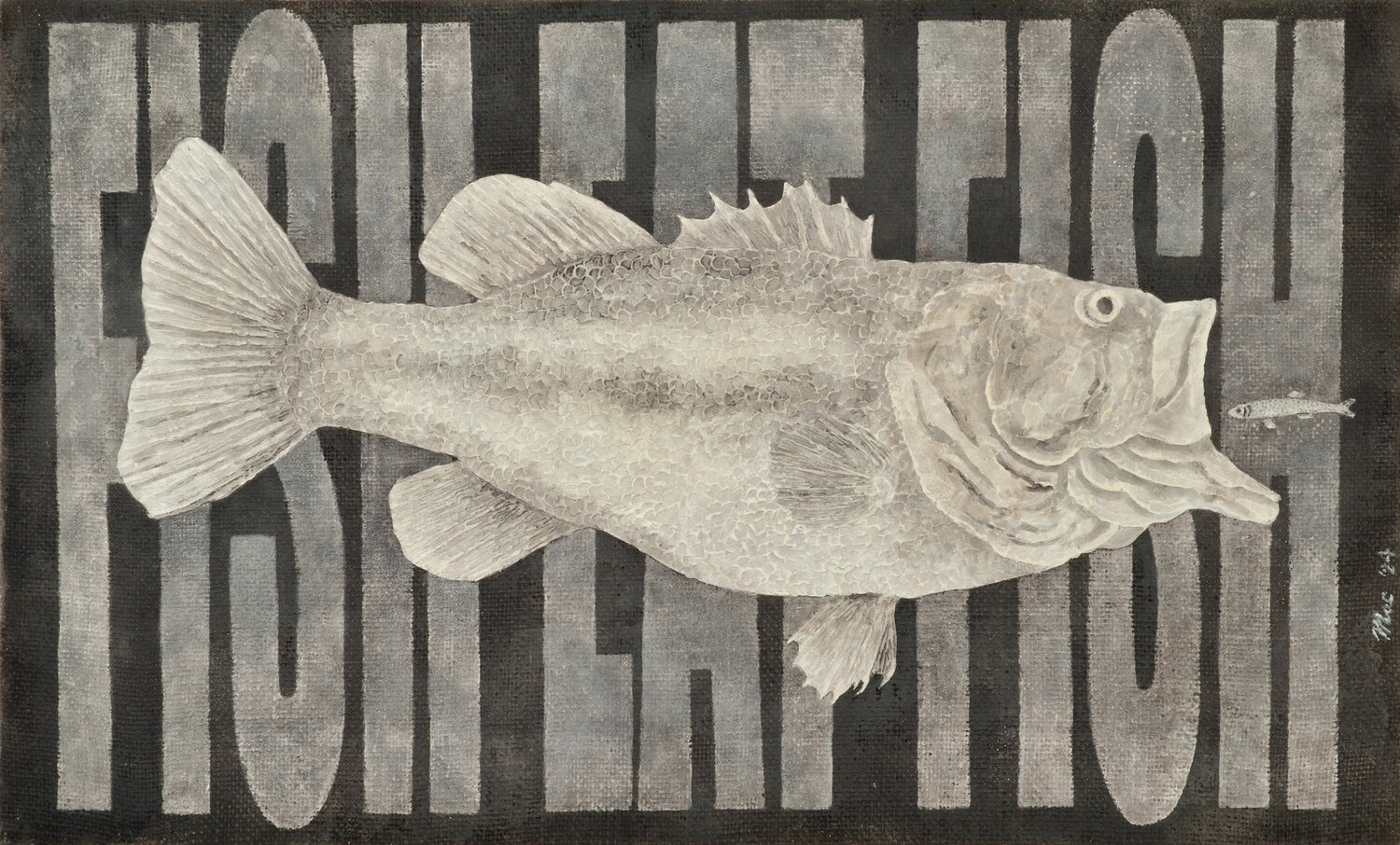 fish eat fish Gian Luigi Delpin