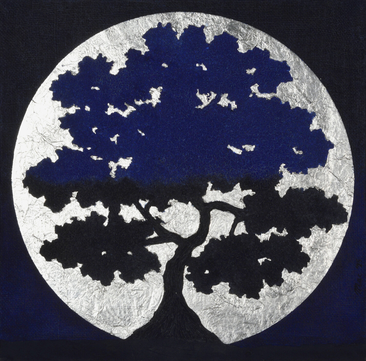 Blue tree Gian Luigi Delpin