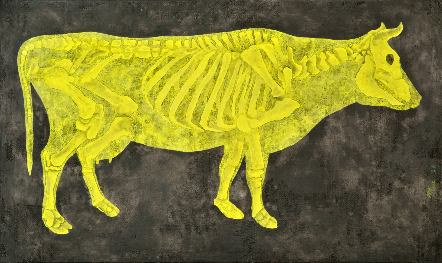 Ghostcow Gian Luigi Delpin Original painting for sale