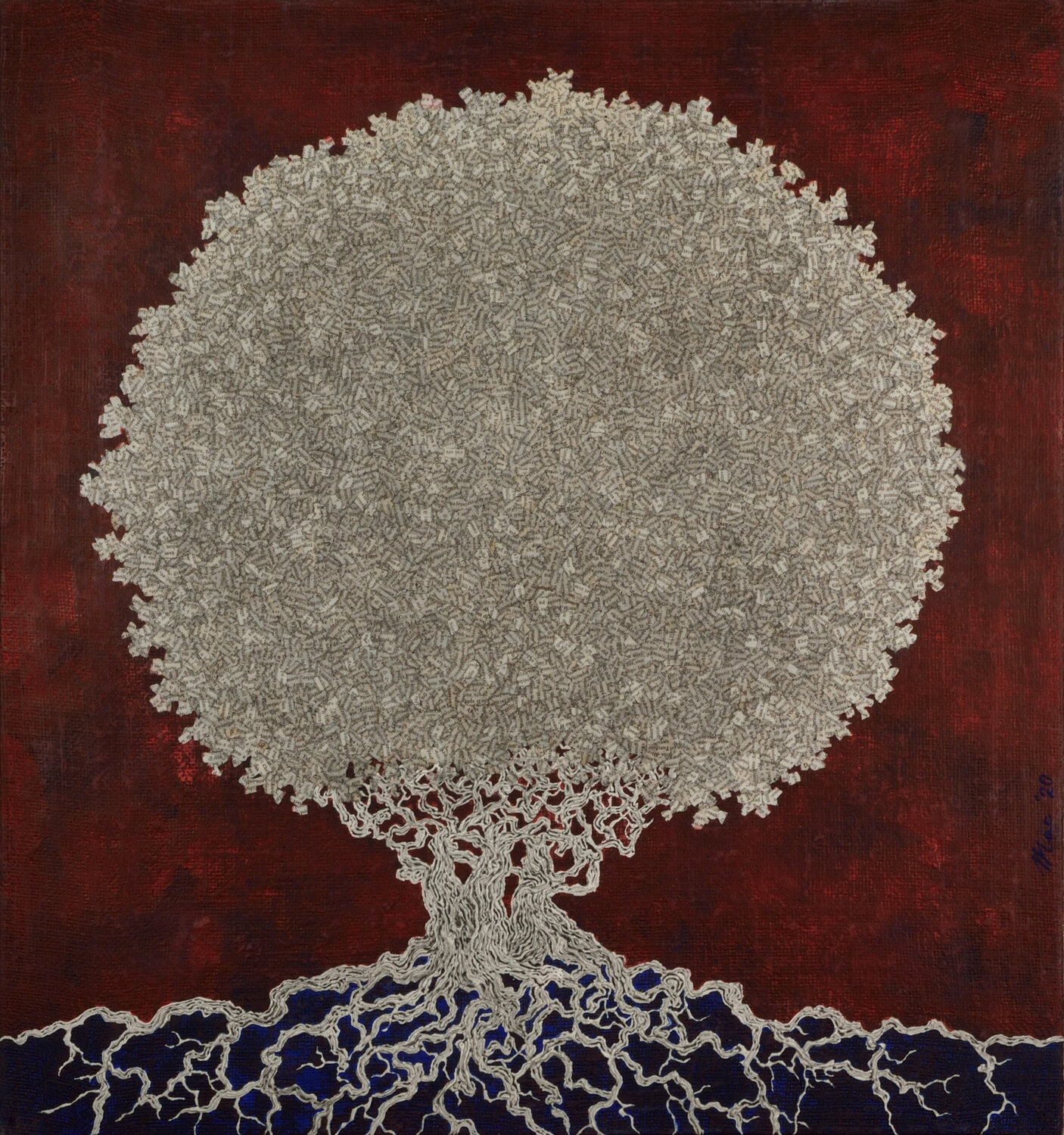 Lost words tree Gian Luigi Delpin