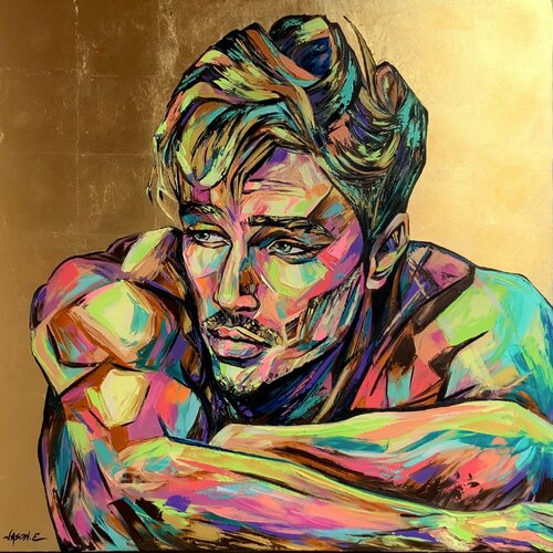 In Love van Jason Ebrahimi, Schilderij te koop op Singulart