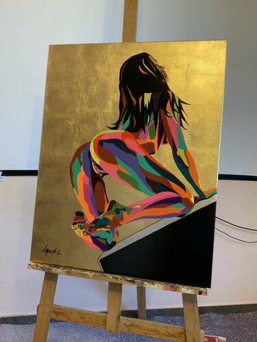 Homoerotic di Jason Ebrahimi, Pittura in vendita su Singulart