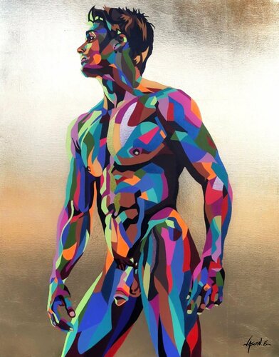 Lube me up di Jason Ebrahimi, Pittura in vendita su Singulart