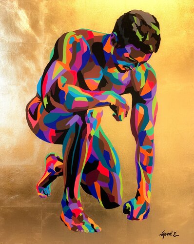 Ready. Set. GO di Jason Ebrahimi, Pittura in vendita su Singulart