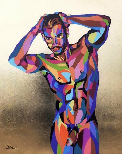 Flex di Jason Ebrahimi, Pittura in vendita su Singulart