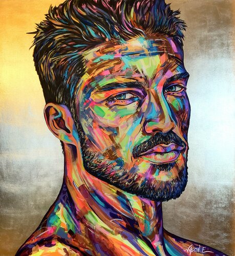 Gay Handsome Male van Jason Ebrahimi, Schilderij te koop op Singulart