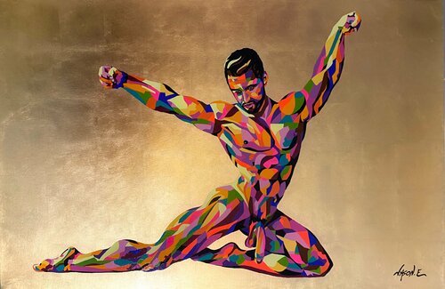 Good Stretch de Jason Ebrahimi, Pintura a la venta en Singulart