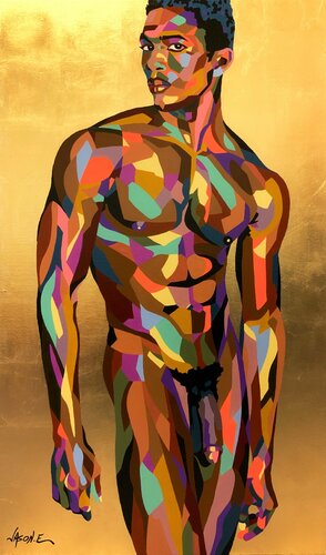 African American Black Beauty von Jason Ebrahimi, Malerei kaufen auf Singulart