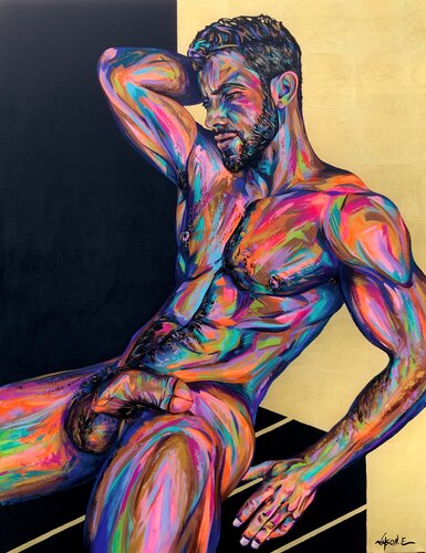 SAUNA van Jason Ebrahimi, Schilderij te koop op Singulart