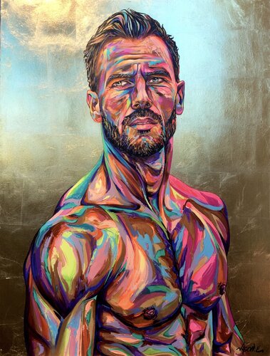 Jock van Jason Ebrahimi, Schilderij te koop op Singulart