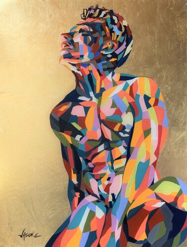 Homoerotic di Jason Ebrahimi, Pittura in vendita su Singulart
