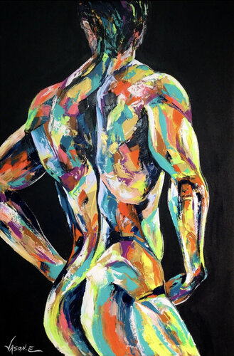 Shower Time van Jason Ebrahimi, Schilderij te koop op Singulart