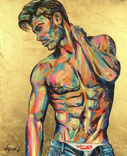 Crush van Jason Ebrahimi, Schilderij te koop op Singulart