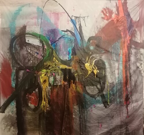 5-5-55 van Stefano Mazzolini, Schilderij te koop op Singulart