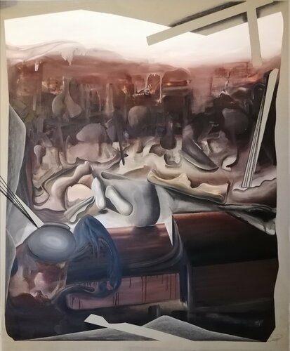 POSTPINK van Stefano Mazzolini, Schilderij te koop op Singulart