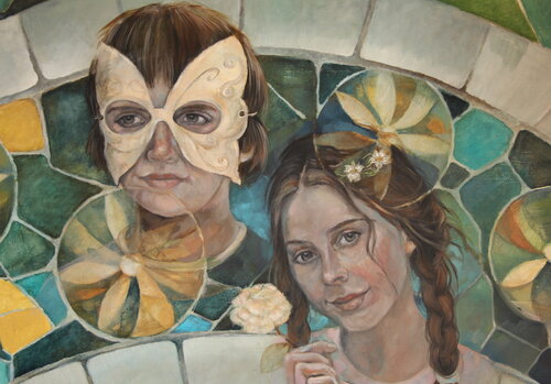 EROS Y PSIQUE de Ana Termes Lis, Pintura a la venta en Singulart