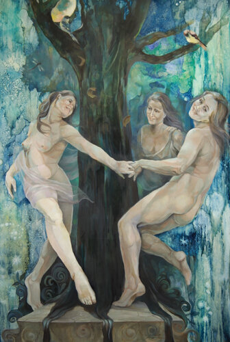 El aquelarre o baile de brujas di Ana Termes Lis, Pittura in vendita su Singulart