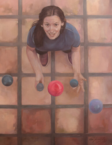 JUGANDO CON EL  AZAR von Ana Termes Lis, Malerei kaufen auf Singulart