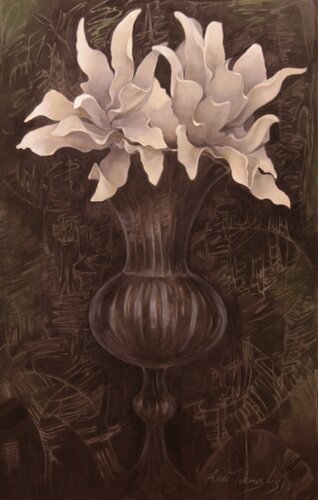 Baile Floral van Ana Termes Lis, Schilderij te koop op Singulart