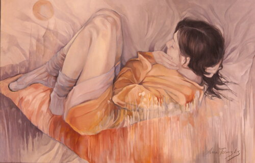 EN LOS BRAZOS DE MORFEO van Ana Termes Lis, Schilderij te koop op Singulart