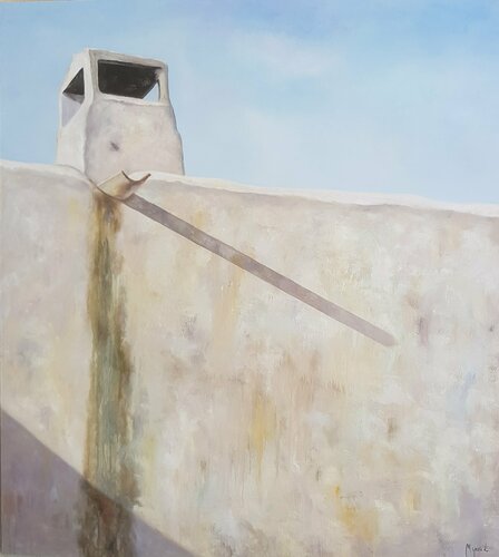 Pared y canaleta by Miguel Ángel García López, Painting for Sale on Singulart