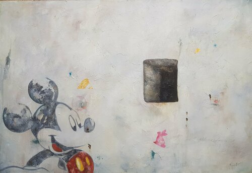 Pared y pintadas di Miguel Ángel García López, Pittura in vendita su Singulart