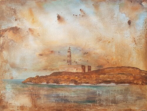 Tempestad  en la isla von Miguel Ángel García López, Malerei kaufen auf Singulart