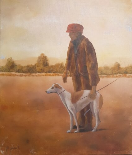 Galgo y pastor Miguel Ángel García López