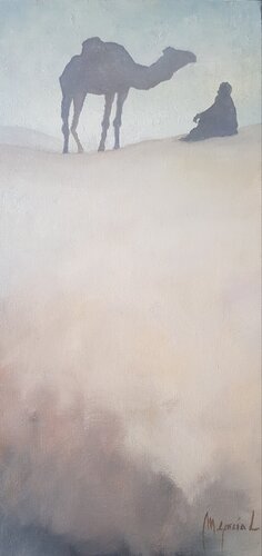 Meditación van Miguel Ángel García López, Schilderij te koop op Singulart