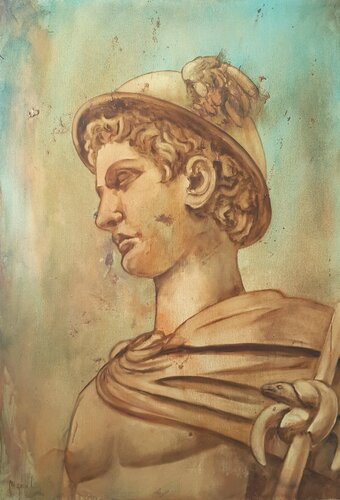 Hermes de Miguel Ángel García López, Pintura a la venta en Singulart