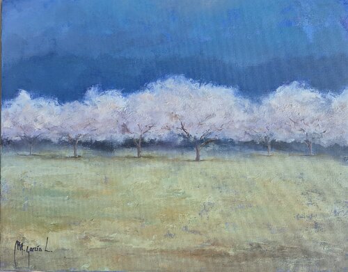 Almendros en Flor par Miguel Ángel García López, Peinture en vente sur Singulart