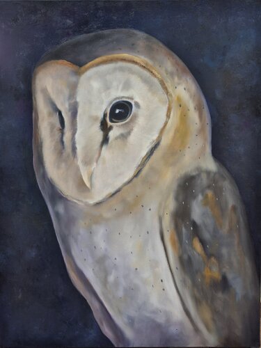 Ave nocturna by Miguel Ángel García López, Painting for Sale on Singulart