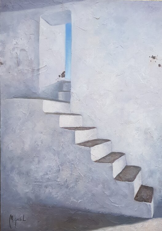 Interior y escaleras Miguel Ángel García López