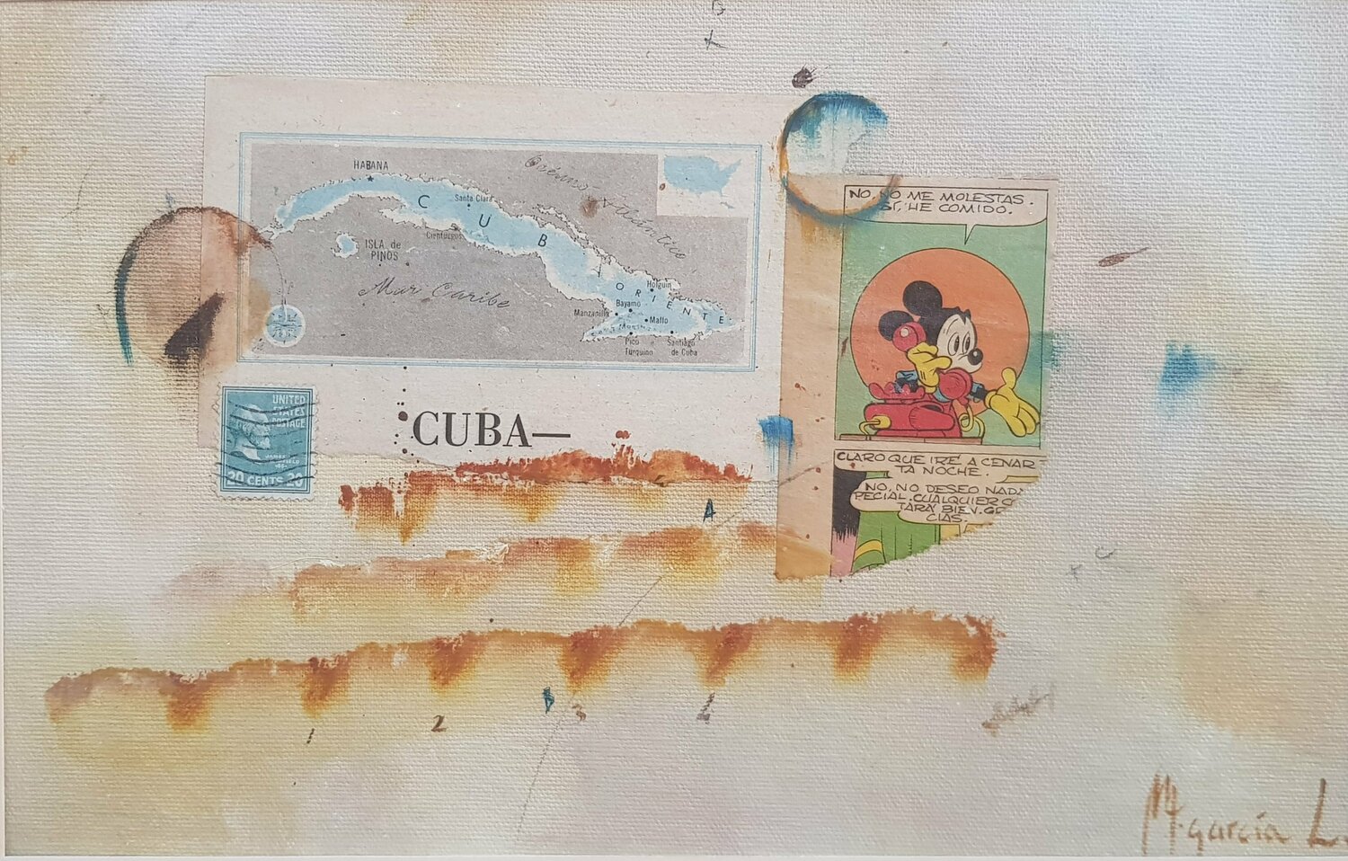 Cuba Miguel Ángel García López Originalgemälde zu verkaufen