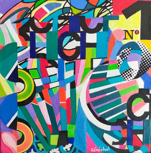 Numéro 1 von Catherine Sénéchal, Malerei kaufen auf Singulart