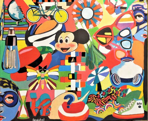 Méli Mélo di Catherine Sénéchal, Pittura in vendita su Singulart