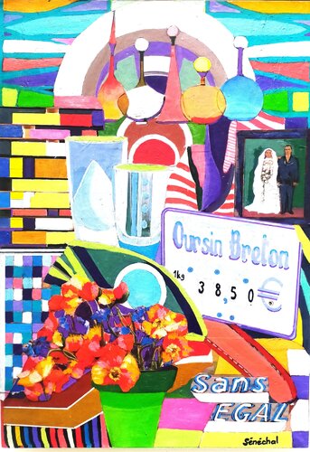 Oursin Breton von Catherine Sénéchal, Malerei kaufen auf Singulart