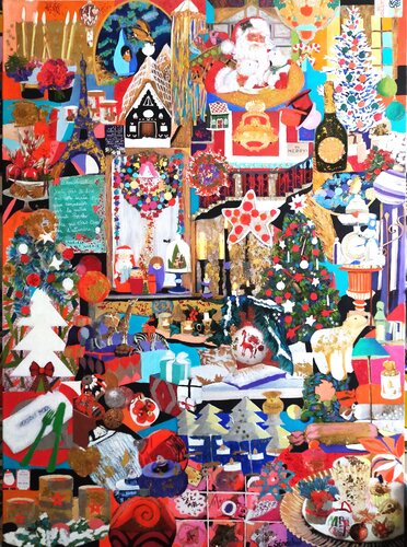 Christmas Time von Catherine Sénéchal, Malerei kaufen auf Singulart