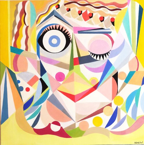 Pierrot von Catherine Sénéchal, Malerei kaufen auf Singulart