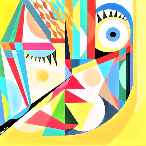 Clin d'oeil von Catherine Sénéchal, Malerei kaufen auf Singulart