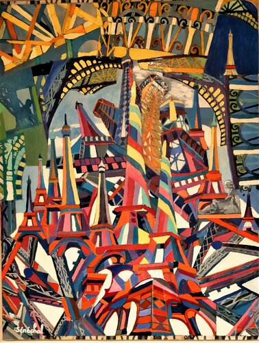 La Tour s'affole von Catherine Sénéchal, Malerei kaufen auf Singulart