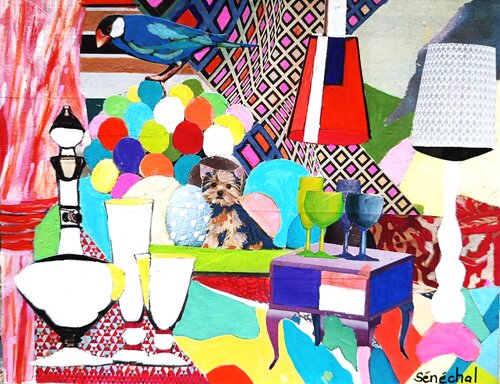 Dolce Vita van Catherine Sénéchal, Schilderij te koop op Singulart
