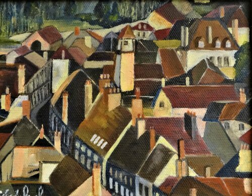 Toits de Bourgogne Catherine Sénéchal