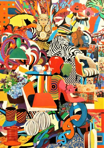 Bric-à-brac von Catherine Sénéchal, Malerei kaufen auf Singulart