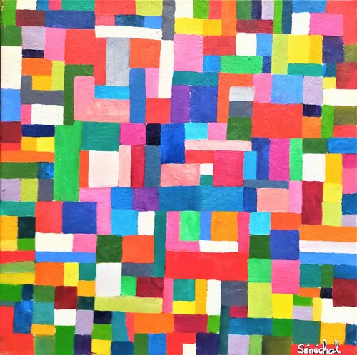 Petits Pixels von Catherine Sénéchal, Malerei kaufen auf Singulart