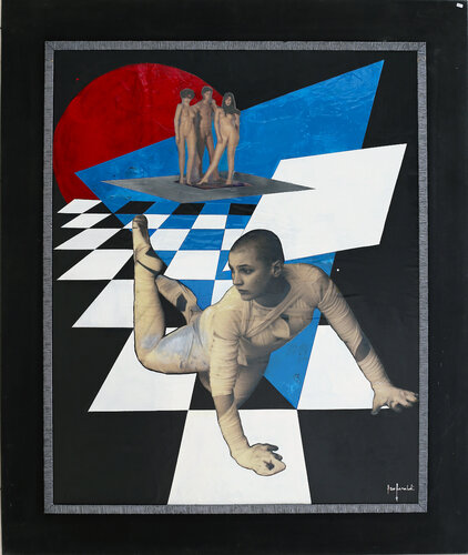 ATTO UNICO - pannello rigido par Ezio Ranaldi, Peinture en vente sur Singulart