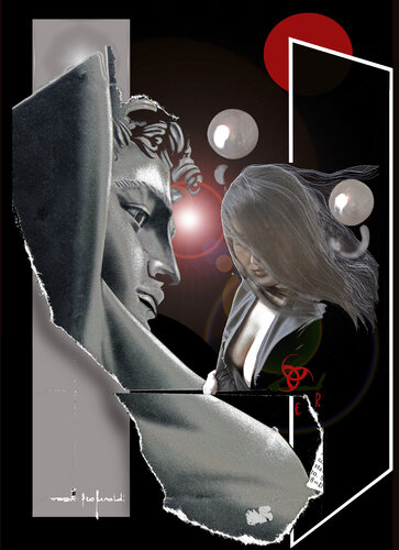 LUCI NOTTURNE - tela par Ezio Ranaldi, Édition en vente sur Singulart