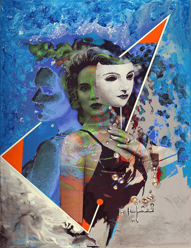 IL MISTERO NASCOSTO - tela by Ezio Ranaldi, Painting for Sale on Singulart
